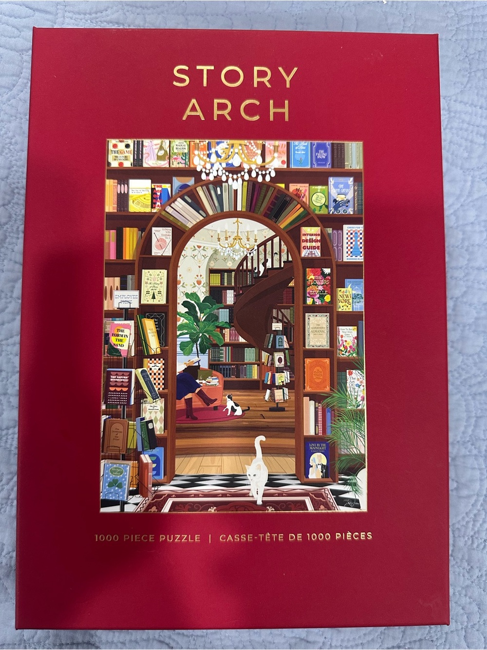 Hobbry NEW Story Arch 1000-Piece Puzzle - Red Cover